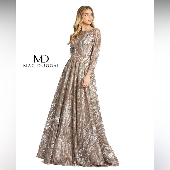 Mac Duggal Gown. Worn once. Beautiful Dress. - Picture 1 of 5
